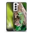 thumbnail image 1 of Head Case Designs Famous Animals Chameleon Hard Back Case Compatible with Samsung Galaxy S21 5G, 1 of 7