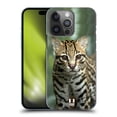 thumbnail image 1 of Head Case Designs Famous Animals Closeup Of An Ocelot Hard Back Case Compatible with Apple iPhone 14 Pro, 1 of 7