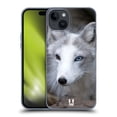 thumbnail image 1 of Head Case Designs Famous Animals Coloured Eye Arctic Fox Soft Gel Case Compatible with Apple iPhone 15 Plus, 1 of 7