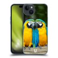 thumbnail image 1 of Head Case Designs Famous Animals Colourful Macaw Parrot Couple Soft Gel Case Compatible with Apple iPhone 15 Plus, 1 of 7