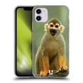 thumbnail image 1 of Head Case Designs Famous Animals Common Squirrel Monkey Soft Gel Case Compatible with Apple iPhone 11, 1 of 7