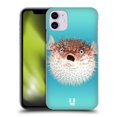 thumbnail image 1 of Head Case Designs Famous Animals Frontal View Of Porcupinefish Hard Back Case Compatible with Apple iPhone 11, 1 of 7