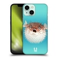 thumbnail image 1 of Head Case Designs Famous Animals Frontal View Of Porcupinefish Hard Back Case Compatible with Apple iPhone 13 Mini, 1 of 7