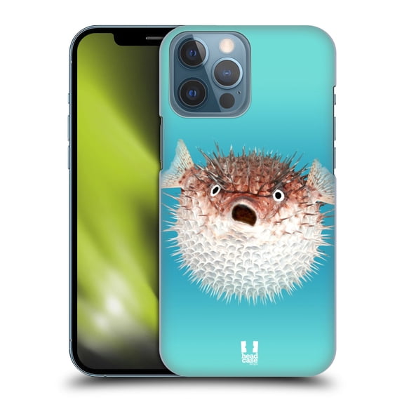 Head Case Designs Famous Animals Frontal View Of Porcupinefish Hard Back Case Compatible with Apple iPhone 13 Pro Max