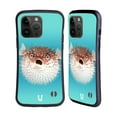 thumbnail image 1 of Head Case Designs Famous Animals Frontal View Of Porcupinefish Hybrid Case Compatible with Apple iPhone 15 Pro Max, 1 of 7