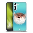 thumbnail image 1 of Head Case Designs Famous Animals Frontal View Of Porcupinefish Soft Gel Case Compatible with Samsung Galaxy S21+ 5G, 1 of 7