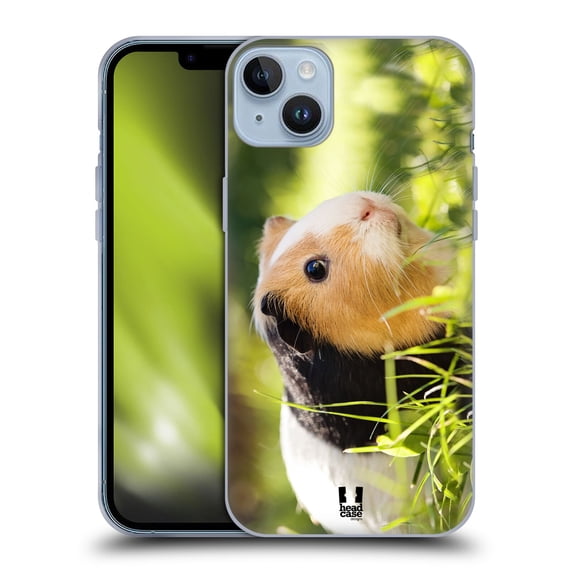 Head Case Designs Famous Animals Guinea Pig Pet Soft Gel Case Compatible with Apple iPhone 14 Plus