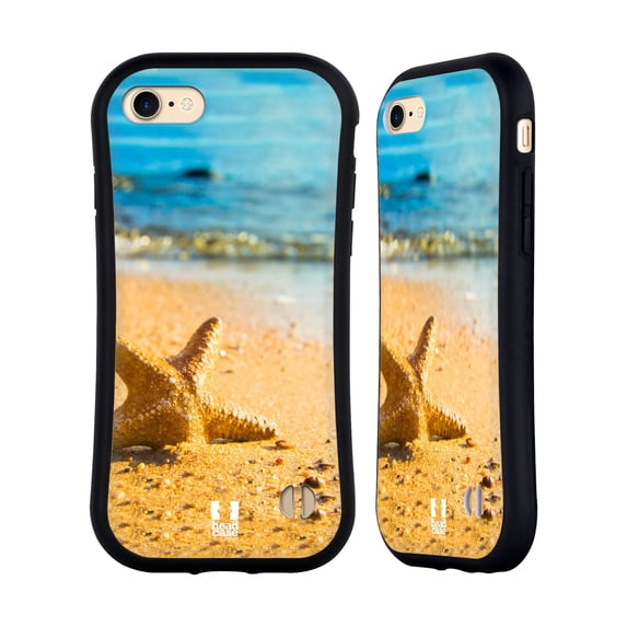 Head Case Designs Famous Animals Half Buried Starfish Hybrid Case Compatible with Apple iPhone 7 / 8 / SE 2020 & 2022