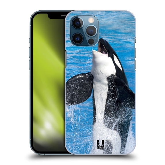 Head Case Designs Famous Animals Jumping Killer Whale Hard Back Case Compatible with Apple iPhone 12 Pro Max