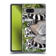 thumbnail image 1 of Head Case Designs Famous Animals Ring Tailed Lemur Soft Gel Case Compatible with Google Pixel 7a, 1 of 7