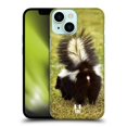 thumbnail image 1 of Head Case Designs Famous Animals Striped Skunk Hard Back Case Compatible with Apple iPhone 13 Mini, 1 of 7