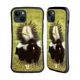 thumbnail image 1 of Head Case Designs Famous Animals Striped Skunk Hybrid Case Compatible with Apple iPhone 15 Plus, 1 of 7
