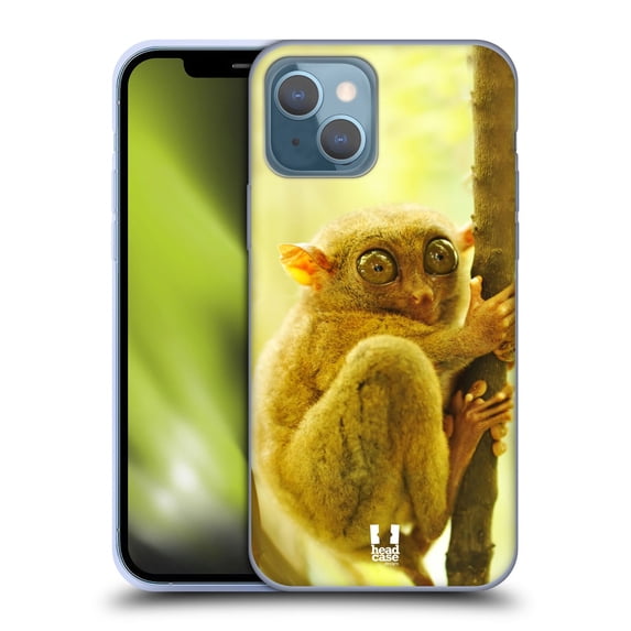 Head Case Designs Famous Animals Tarsier Monkey Soft Gel Case Compatible with Apple iPhone 13
