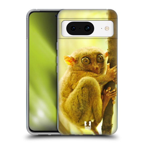 Head Case Designs Famous Animals Tarsier Monkey Soft Gel Case Compatible with Google Pixel 8