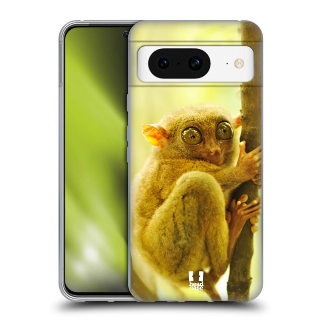 Head Case Designs Famous Animals Tarsier Monkey Soft Gel Case Compatible with Google Pixel 8