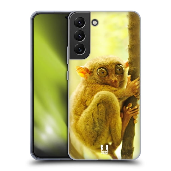 Head Case Designs Famous Animals Tarsier Monkey Soft Gel Case Compatible with Samsung Galaxy S22+ 5G