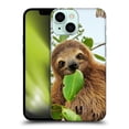 thumbnail image 1 of Head Case Designs Famous Animals Three Toed Sloth Hard Back Case Compatible with Apple iPhone 13 Mini, 1 of 7