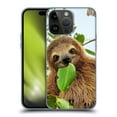 thumbnail image 1 of Head Case Designs Famous Animals Three Toed Sloth Soft Gel Case Compatible with Apple iPhone 15 Pro Max, 1 of 7