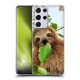 thumbnail image 1 of Head Case Designs Famous Animals Three Toed Sloth Soft Gel Case Compatible with Samsung Galaxy S21 Ultra 5G, 1 of 7