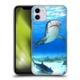 thumbnail image 1 of Head Case Designs Famous Animals Tiger Shark Hard Back Case Compatible with Apple iPhone 11, 1 of 7