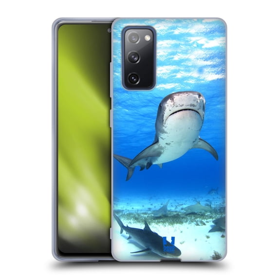 Head Case Designs Famous Animals Tiger Shark Soft Gel Case Compatible with Samsung Galaxy S20 FE / 5G