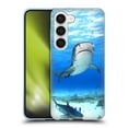 thumbnail image 1 of Head Case Designs Famous Animals Tiger Shark Soft Gel Case Compatible with Samsung Galaxy S23 5G, 1 of 7