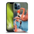 thumbnail image 1 of Head Case Designs Famous Animals Two Great Flamingos Hard Back Case Compatible with Apple iPhone 12 Pro Max, 1 of 7