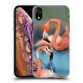 thumbnail image 1 of Head Case Designs Famous Animals Two Great Flamingos Hard Back Case Compatible with Apple iPhone XR, 1 of 7