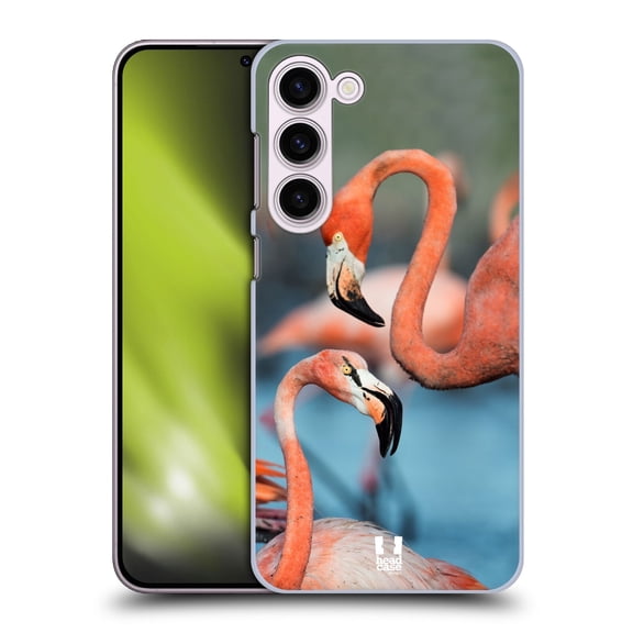 Head Case Designs Famous Animals Two Great Flamingos Hard Back Case Compatible with Samsung Galaxy S23+ 5G