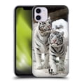 thumbnail image 1 of Head Case Designs Famous Animals Two White Tigers Hard Back Case Compatible with Apple iPhone 11, 1 of 7