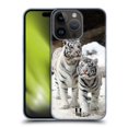 thumbnail image 1 of Head Case Designs Famous Animals Two White Tigers Hard Back Case Compatible with Apple iPhone 15 Pro, 1 of 7