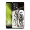 thumbnail image 1 of Head Case Designs Famous Animals Two White Tigers Soft Gel Case Compatible with Samsung Galaxy A52 / A52s / 5G (2021), 1 of 7