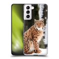 thumbnail image 1 of Head Case Designs Famous Animals Wild Lynx In Winter Hard Back Case Compatible with Samsung Galaxy S21 5G, 1 of 7