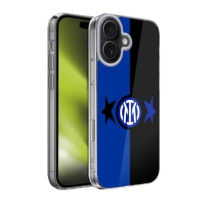 Head Case Designs Fc Internazionale Milano IM 2Stars Black & Blue Soft Gel Case for Apple iPhone 17