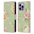 thumbnail image 1 of Head Case Designs French Country Patterns Garden Chic Leather Book Wallet Case Cover Compatible with Apple iPhone 14 Pro Max, 1 of 6