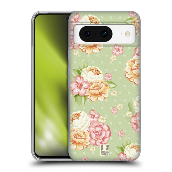 Head Case Designs French Country Patterns Garden Chic Soft Gel Case Compatible with Google Pixel 8