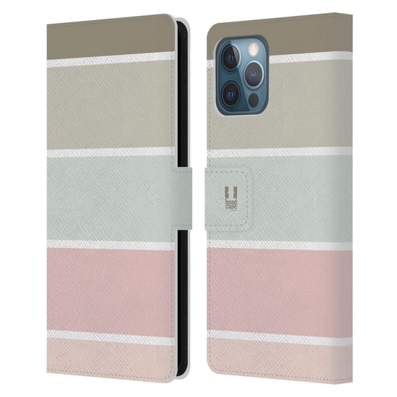 Head Case Designs French Country Patterns Palette Leather Book Wallet Case Cover Compatible with Apple iPhone 12 Pro Max