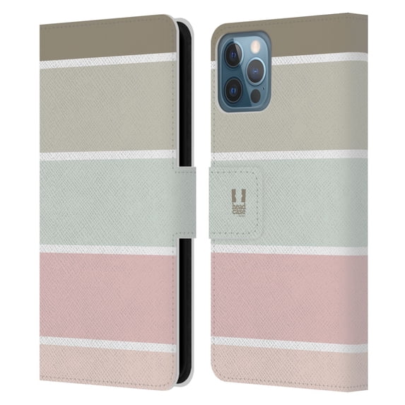 Head Case Designs French Country Patterns Palette Leather Book Wallet Case Cover Compatible with Apple iPhone 12 / iPhone 12 Pro