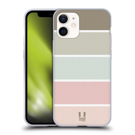 Head Case Designs French Country Patterns Palette Soft Gel Case Compatible with Apple iPhone 12 Mini