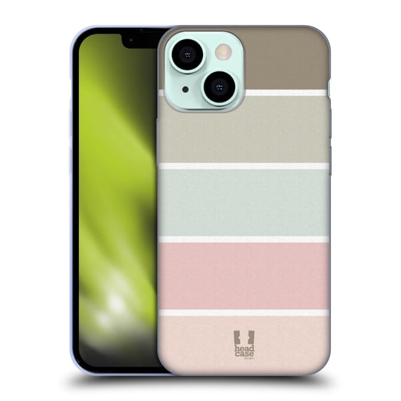 Head Case Designs French Country Patterns Palette Soft Gel Case Compatible with Apple iPhone 13 Mini