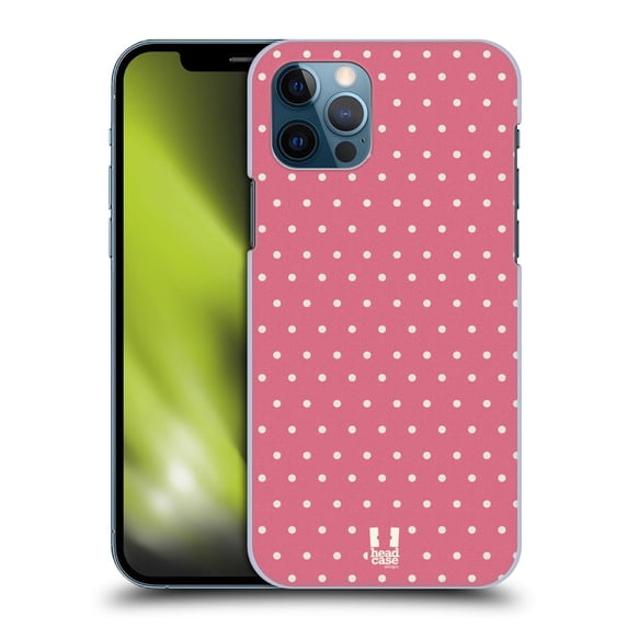 Head Case Designs French Country Patterns Pink Dots Hard Back Case Compatible with Apple iPhone 12 / iPhone 12 Pro