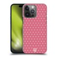 thumbnail image 1 of Head Case Designs French Country Patterns Pink Dots Hard Back Case Compatible with Apple iPhone 14 Pro, 1 of 7