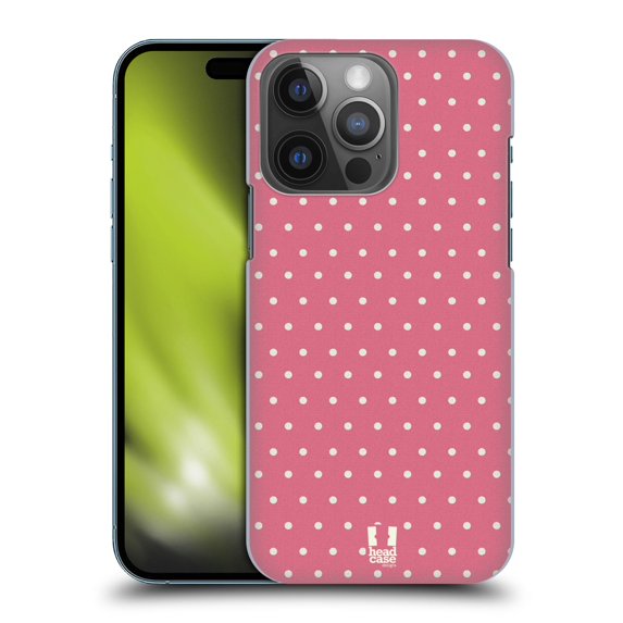 Head Case Designs French Country Patterns Pink Dots Hard Back Case Compatible with Apple iPhone 14 Pro