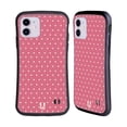 thumbnail image 1 of Head Case Designs French Country Patterns Pink Dots Hybrid Case Compatible with Apple iPhone 11, 1 of 7