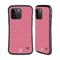 thumbnail image 1 of Head Case Designs French Country Patterns Pink Dots Hybrid Case Compatible with Apple iPhone 15 Pro Max, 1 of 7