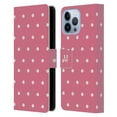 thumbnail image 1 of Head Case Designs French Country Patterns Pink Dots Leather Book Wallet Case Cover Compatible with Apple iPhone 13 Pro Max, 1 of 6