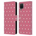thumbnail image 1 of Head Case Designs French Country Patterns Pink Dots Leather Book Wallet Case Cover Compatible with Samsung Galaxy A12 (2020), 1 of 6