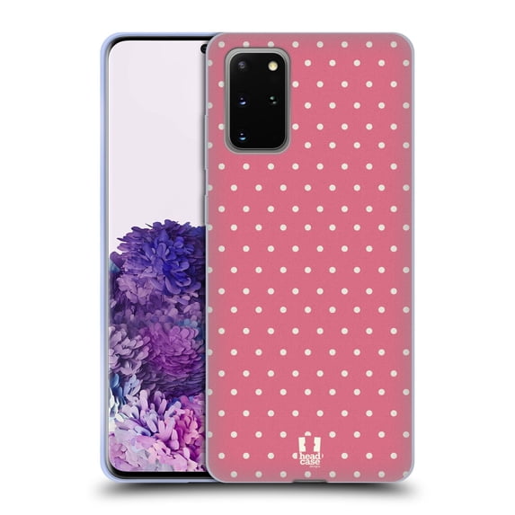 Head Case Designs French Country Patterns Pink Dots Soft Gel Case Compatible with Samsung Galaxy S20+ / S20+ 5G