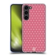 thumbnail image 1 of Head Case Designs French Country Patterns Pink Dots Soft Gel Case Compatible with Samsung Galaxy S23+ 5G, 1 of 7