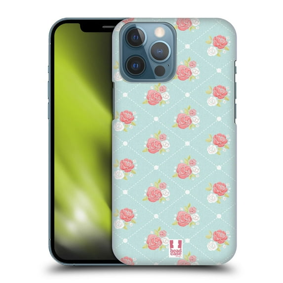 Head Case Designs French Country Patterns Rose Wallpaper Hard Back Case Compatible with Apple iPhone 13 Pro Max